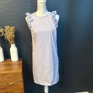 Michael Kors Purple Ruffled‎ Sheath Dress